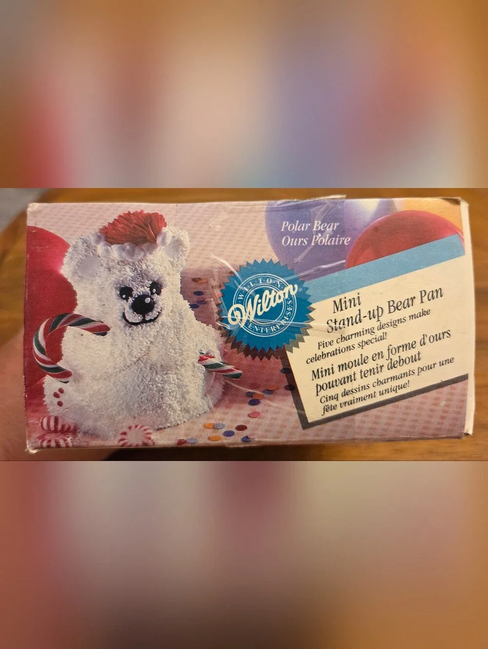 Wilton Mini Stand-Up Teddy Bear Cake Pan - Brown